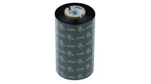 Taśma termotransferowa Zebra 220mm x 450m 1" woskowa (02300BK22045) black - Taśmy do drukarek barwiące - miniaturka - grafika 1