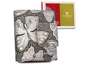 Portfele - Portfel Damski Skórzany Peterson Klamra Skóra Naturalna PTN 42329 RFID SZARY 10,5 x 9 x 3 [cm] - miniaturka - grafika 1