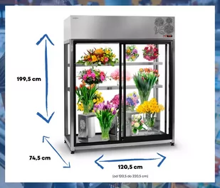 Chłodnicza Altana Kwiatowa SCH-AK 1405 - Szafy i witryny chłodnicze - miniaturka - grafika 2
