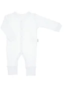 Pajacyki dla niemowląt - Niemowlęcy pajacyk bawełniany biały Nicol r.86 - miniaturka - grafika 1