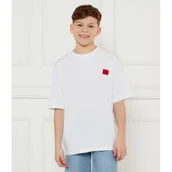 Koszulki dla chłopców - HUGO KIDS T-shirt | Relaxed fit - miniaturka - grafika 1