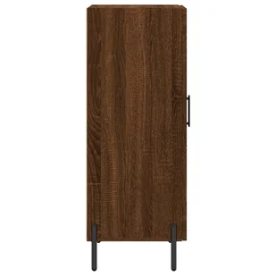 Szafka, brązowy dąb, 34,5x34x90 cm, materiał drewnopochodny Lumarko! - Szafki do salonu - miniaturka - grafika 8