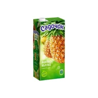 Soki i napoje niegazowane - Nektar jabłkowo-ananasowy pasteryzowany "Sadochok" 950ml - miniaturka - grafika 1
