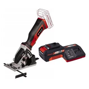 EINHELL Pilarka tarczowa TE-CS 18/89 Li Solo Mini + Akumulator EINHELL PXC 4512042 4Ah 18V + Ładowarka - Piły elektryczne - miniaturka - grafika 1