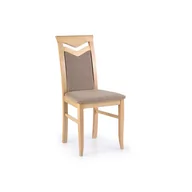 Krzesła - Krzesło Drewniane Citrone Dąb Sonoma / Tap: Inari 23 Halmar - miniaturka - grafika 1