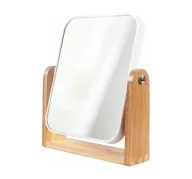 Lusterka do makijażu - TOP CHOICE BAMBOO LUSTERKO KOSMETYCZNE 85802 - miniaturka - grafika 1