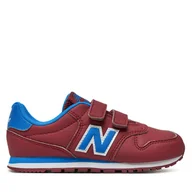 Buty dla chłopców - Sneakersy New Balance PV500CMB Czerwony - miniaturka - grafika 1