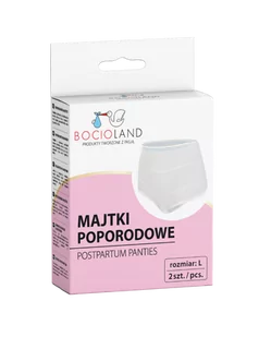 Bocioland Majtki poporodowe siateczkowe L 2 szt - Bielizna ciążowa - miniaturka - grafika 1