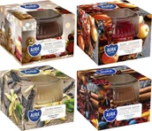 Świece - ZESTAW Świeca zapachowa w szkle BISPOL Aura 18H MIX "4" 4szt. - miniaturka - grafika 1