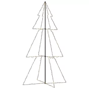 vidaXL Ozdoba świąteczna w kształcie choinki, 300 LED, 120x220 cm vidaXL - Choinki - miniaturka - grafika 1