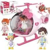 Figurki dla dzieci - Helikopter z laleczkami - miniaturka - grafika 1