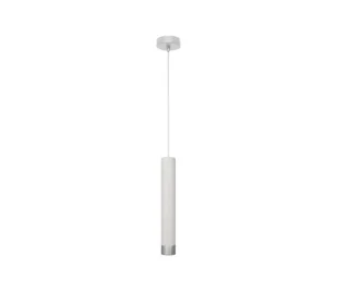 LED Żyrandol na lince TUBA 1xGU10/4,8W/230V biały/matowy chrom - Lampy sufitowe - miniaturka - grafika 1