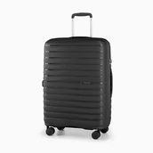 Walizki - Średnia walizka PUCCINI MAURITIUS PP025B 1 Czarna - miniaturka - grafika 1