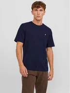 Koszulki męskie - Jack&Jones T-Shirt Paulos 12245087 Niebieski Standard Fit - miniaturka - grafika 1