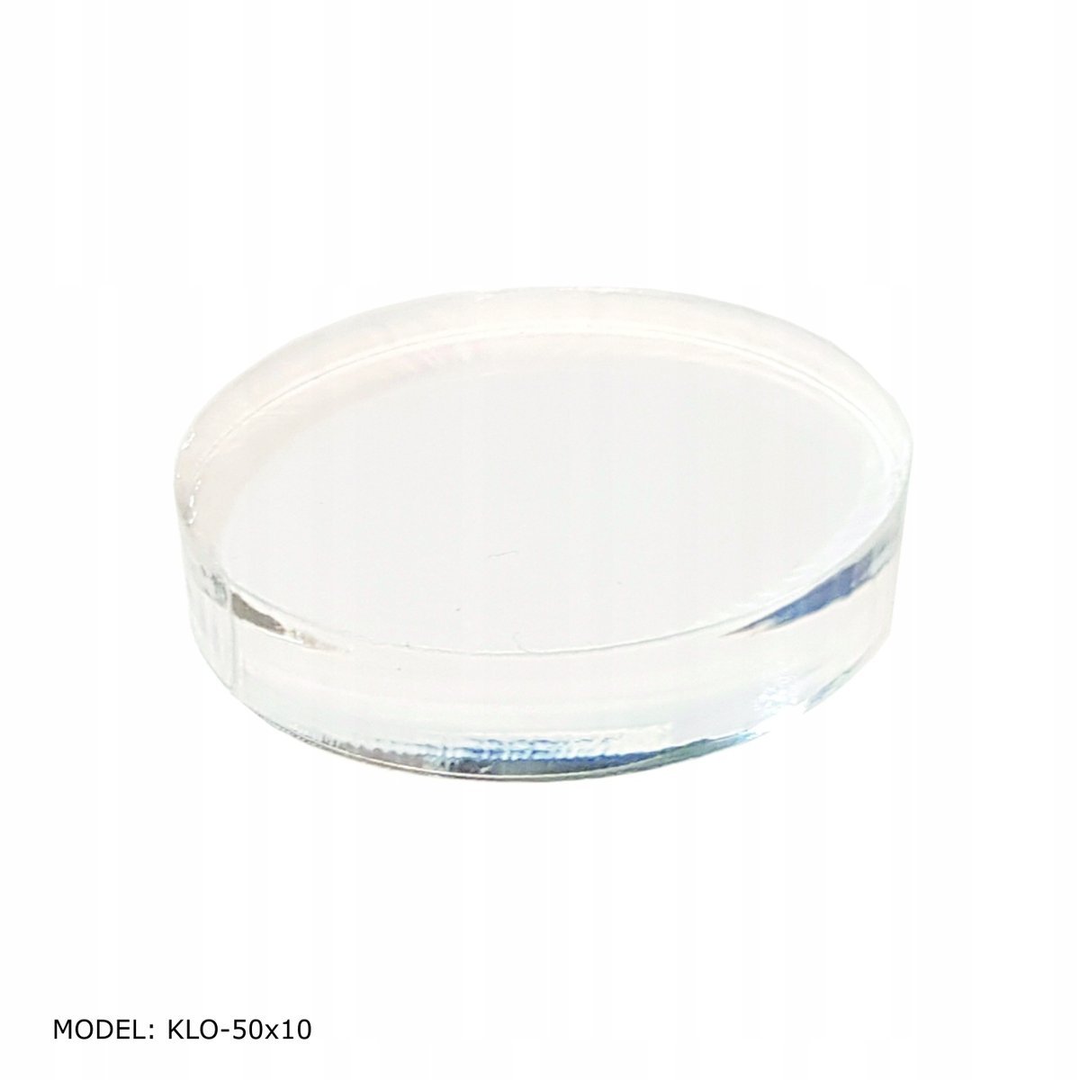 Stojak, Podstawka na biżuterię koło z plexi fi 50