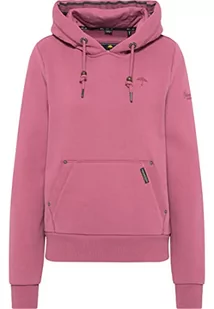 Schmuddelwedda Damska bluza z kapturem, malinowy róż, L - Bluzy damskie - miniaturka - grafika 1