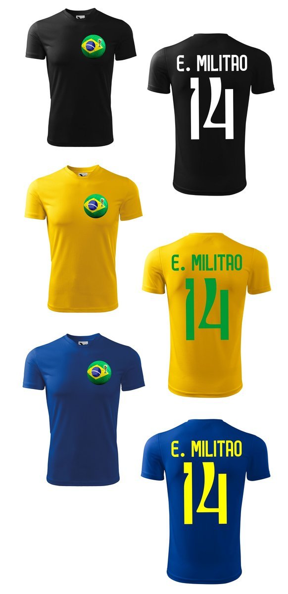 Treningowa Koszulka BRASIL Eder MILITAO 14