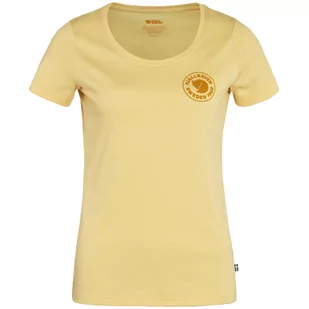 Koszulka damska Fjällräven 1960 Logo T-shirt W Rozmiar: M / Kolor: żółty - Koszulki sportowe damskie - miniaturka - grafika 1