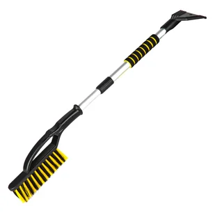 Szczotka zmiotka skrobaczka do szyb śniegu lodu mosiężna teleskopowa futura basic 87-115 cm - Akcesoria do mycia samochodu - miniaturka - grafika 1
