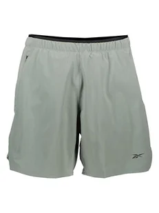 Reebok Szorty sportowe "Strength 3.0" w kolorze zielonym - Spodenki męskie - miniaturka - grafika 1