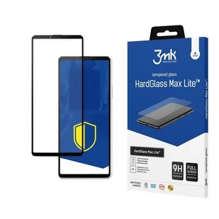 Sony Szkło hartowane na cały ekran do Xperia 10 III 5G, 3mk HardGlass Max Lite 3mk-HardGlass-Max-Lite - Szkła hartowane na telefon - miniaturka - grafika 2