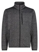 Odzież trekkingowa męska - CMP Kurtka polarowa w kolorze szarym - miniaturka - grafika 1