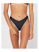 Stroje kąpielowe - Majtki kąpielowe RIP CURL V 80 High Skimpy Leg czarne M - Rip Curl - miniaturka - grafika 1