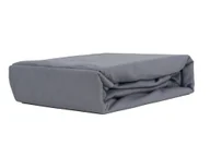 Prześcieradła - PRZEŚCIERADŁO Z GUMKĄ JERSEY VIP BOK 30CM BAWEŁNA CIEMNY SZARY 180x220 - miniaturka - grafika 1