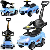Samochody i pojazdy dla dzieci - JEŹDZIK PCHACZ CHODZIK 3w1 AUTKO DUŻY SAMOCHODZIK AUTO LED Z DZWIĘKIEM - miniaturka - grafika 1