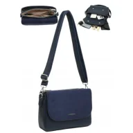 Torebki damskie - Torebka Torba Damska Listonoszka LUIGISANTO Pasek HS6812 Blue - miniaturka - grafika 1