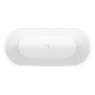 Wanny - Riho Inspire Velvet Wanna wolnostojąca 160x75 cm z Riho Fall biały mat B091004105 - odbiór osobisty: Kraków, Warszawa - miniaturka - grafika 1