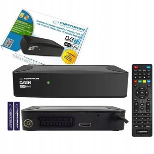 Dekoder Tuner Tv Naziemnej Hd Dvb-T2 Hevc Usb Hdmi - Akcesoria TV-SAT - miniaturka - grafika 1