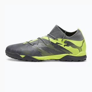 Buty piłkarskie PUMA Future 7 Match Rush TT strong gray/cool dark gray/electric lime - Piłka nożna - miniaturka - grafika 1
