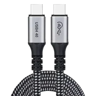 WireWay WW331412 USB 4.0 - Kabel USB-C do USB-C Fast Charge 100W 40Gb/s 5K@60Hz - 1.2m 1,2m ✦ SALON ✦ ZAPYTAJ O RABAT ✦ RATY 30x0% - Kable komputerowe i do monitorów - miniaturka - grafika 1