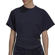 Koszulki i topy damskie - Koszulka adidas Holidays Loose HC8821 - granatowa - Adidas - miniaturka - grafika 1