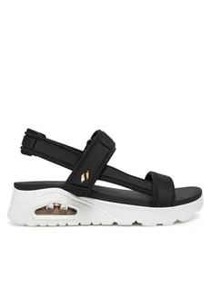 Skechers Sandały Uno-Summer Stand2 119813/BLK Czarny - Sandały damskie - miniaturka - grafika 1