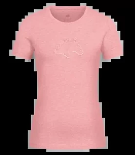 Koszulki jeździeckie - Koszulka ELT New Orleans różowa, rozmiar: XS - grafika 1