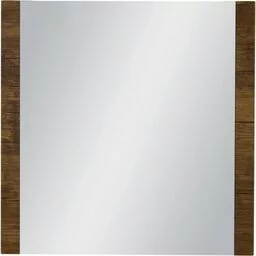 Lustro łazienkowe antyczne drewno 80x80cm FOKUS - Lustra - miniaturka - grafika 1