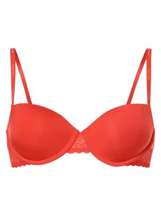Calvin Klein Biustonosz damski na fiszbinach - usztywniany Kobiety czerwony jednolity, 75C - Biustonosze - miniaturka - grafika 1