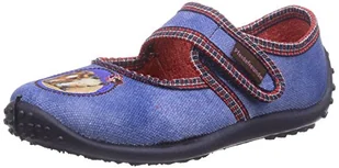 Pferdefreunde 230224 dziewczęce kapcie płaskie, niebieski - Blau Jeansblau - 33 EU - Kapcie damskie - miniaturka - grafika 1