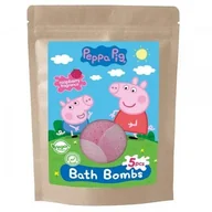 Kosmetyki do kąpieli - Peppa Pig Kule musujące do kąpieli Malina 5x50g - miniaturka - grafika 1