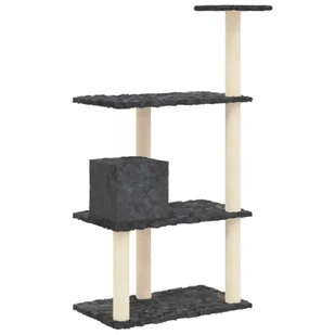 Lumarko Drapak dla kota z sizalowymi słupkami, ciemnoszary, 119 cm! - Drapaki dla kotów - miniaturka - grafika 6