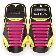 Akcesoria obuwnicze - Elastyczne Sznurowadła Dziecko Różowy - miniaturka - grafika 1