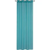Firany - Firana z kółkami SOFIA 140 x 260 cm turkusowa - miniaturka - grafika 1
