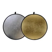 Blendy fotograficzne - Blenda okrągła 2w1 złoto-srebrna 60cm - miniaturka - grafika 1