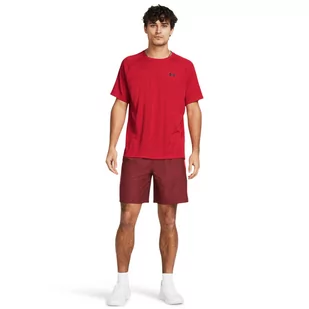 Męskie spodenki treningowe Under Armour UA Tech Vent Short - czerwone - UNDER ARMOUR - Spodnie sportowe męskie - miniaturka - grafika 1