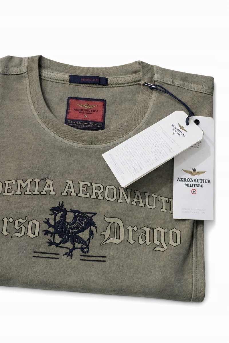 Aeronautica Militare koszulka z długim rękawem oliwkowa XL