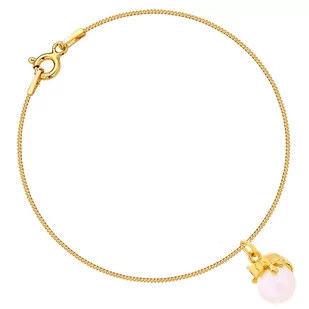 MYNESS Bransoletka z kotkiem z perełką Swarovski /1951/ - Bransoletki - miniaturka - grafika 1