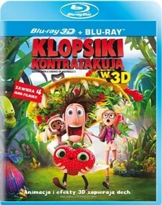 Klopsiki kontratakują 3D Blu-ray) Cody Cameron Kris Pearn - Filmy animowane Blu-Ray - miniaturka - grafika 1