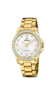 FESTINA Analogowy F20596/1, Złoto, bransoletka - Moda i Uroda OUTLET - miniaturka - grafika 1